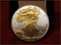 1-ounce silver .999 eagle round. 2003