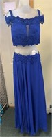 Royal Blue Clarisse Dress 2pc 6908 Sz 6