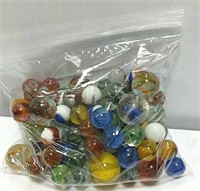 Bag of variety of marbles