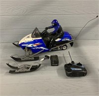 RC Snowmobile W/ Remote, Charger & Extra Skis