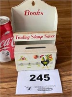 VINTAGE TIN STAMP HOLDERS