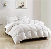 DWR LUXURY FEATHERS DOWN COMFORTER(SEALED) - 98 X