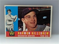 1960 Topps #210 Harmon Killebrew Senators HOF mk