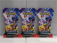 (3) Pokemon Temporal Forces Booster Pack