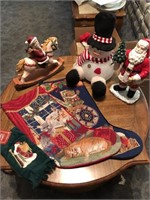Assorted Christmas Decoration & Stockings