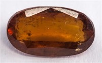 7.05ct Oval Brown Natural Hessonite Garnet GLI