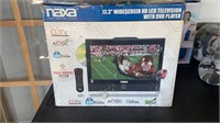 13” widescreen LCD TV/DVD player