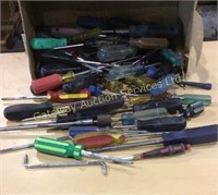 Assorted Sizes and Brands of Screwdrivers