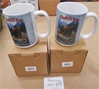 2 New Glacier National Park Coffee Mugs