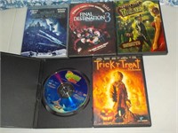 Lot of 5 Movie DVDs Horror / Scary plus the Grinch