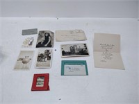 lot of old photographs and postcards