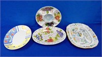 Collection Of Porcelain Plates And Platters