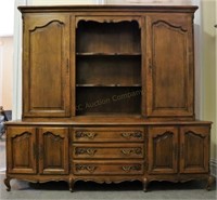 Country French Oak China Cabinet.Display