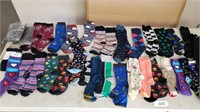 O ver 35 Pairs Asstd Graffic Socks - Mens & Womens