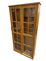 Mission Style Display Cabinet