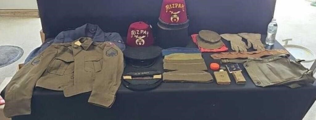 Military jackets, hats, gloves & more