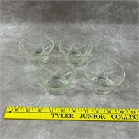 4 Glass Punch Cups
