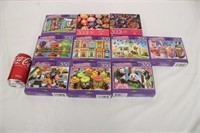 Ten 300 & 350 Piece Puzzles