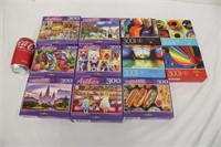 Eleven 300 Piece Puzzles