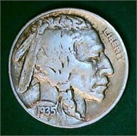 1935 P Indian Head Nickel