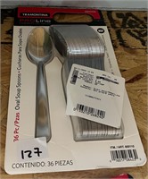 Tramontina 36pc Dinner Oval Soup Spoons