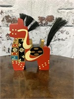 Hand Painted Japanese Wood Horse