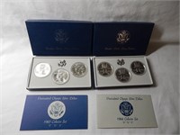 1983 & 1984 Olympic 90% Silver Dollars Sets