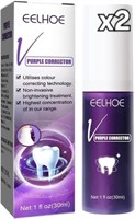 2X EELHOE TEETH PURPLE COLOUR CORRECTION 30ML