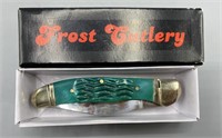 Frost Cutlery Custom 2 Blade Knife 3.75” Closed