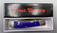 Frost Cutlery Custom 2 Blade Knife 3.25” Closed
