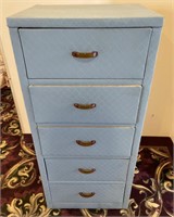 Henry Enrich Quilted Blue Cabinet