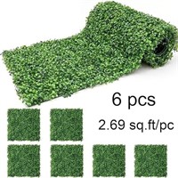 6 Pcs Artificial Grass Wall Panels