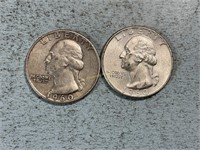 1960 and 1960D Washington quarters