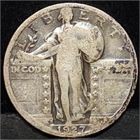 1927-S Standing Liberty Silver Quarter, Better