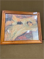 Norman Rockwell Style Print in Quality Frame