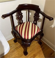 Vintage Mahogany Corner Chair