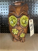 Treasure Craft Owl Cookie Jar w/Lid