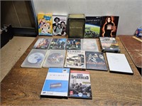 DVD's + Games + Book