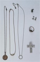 Sterling Silver Jewelry- Necklaces, Ring, Pendants