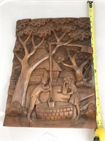 Wooden Carved Picture