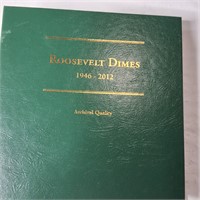 86 ROOSEVELT DIMES WITH BOOK