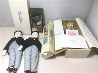 4 collector dolls. Assorted