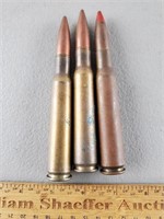 50 Cal Ammo 3 Rounds - No Shipping