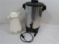 West Bend Coffee Pot & Coffee Warmer