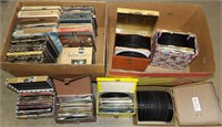 2 Boxes of 45rpm Records