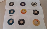 Nine 7" Records Incl. Beach Boys & Disco Duck