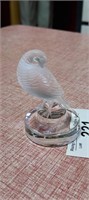 LaLique France Crystal "Preeninbg Bird" Figurine