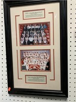 1964-1994 FRAMED RAZORBACK NATIONAL CHAMPIONSHIP