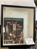 AUTOGRAPHED SIDNEY MONCRIEF FRAMED SPORTS