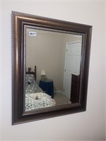 Bronze style framed mirror